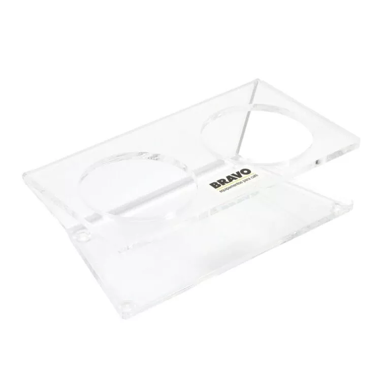 bravo-acrylic-tamper-distributor-stand-clear Bravo Acrylic Tamper And Distributor Stand – Clear
