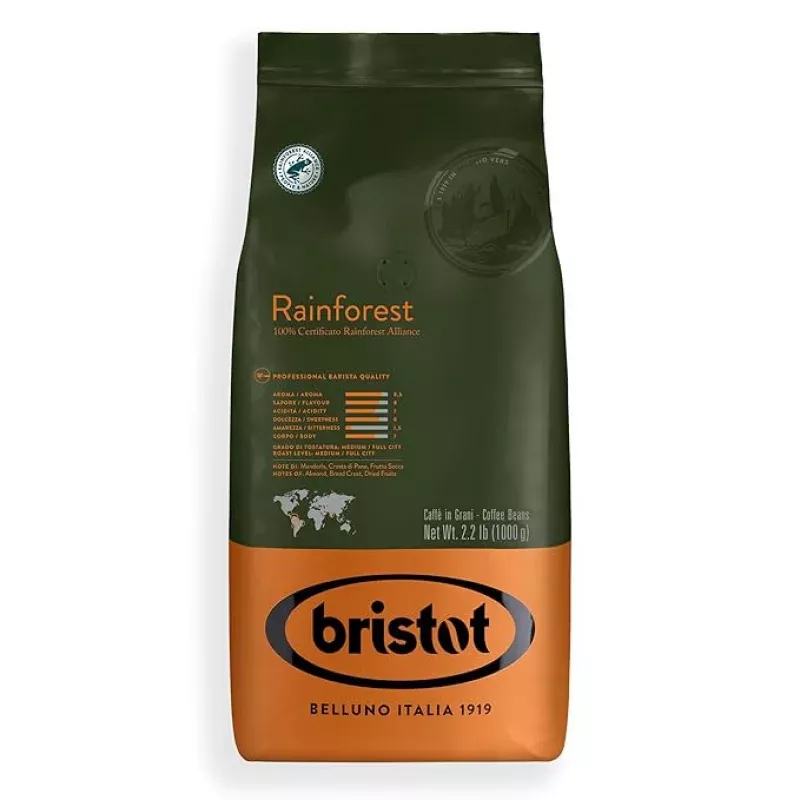bristot-espresso-rainforest-whole-bean-6-2-2lb Bristot Espresso Rainforest Whole Bean 6 / 2.2lb