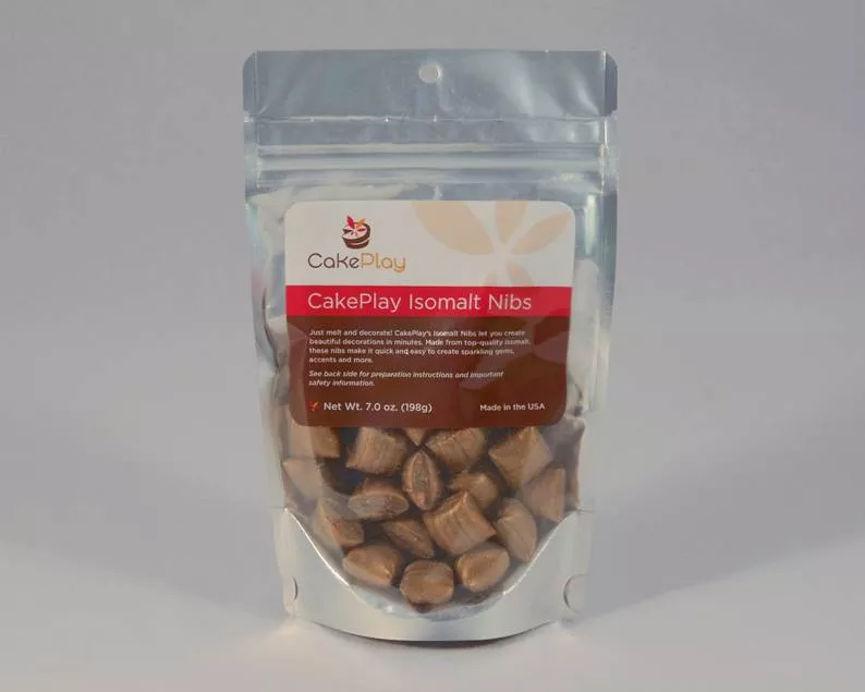 Bronze Isomalt Nibs by Cake Play