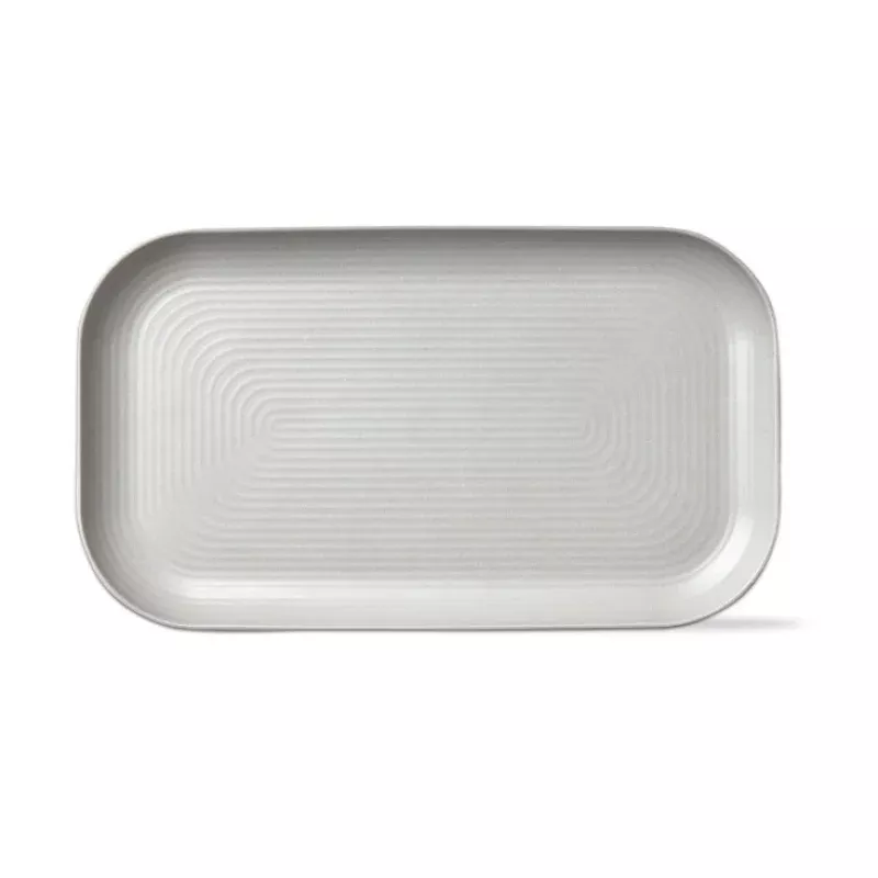 brooklyn-melmn-rect-platter-lt-gray Brooklyn Melmn Rect Platter Lt Gray