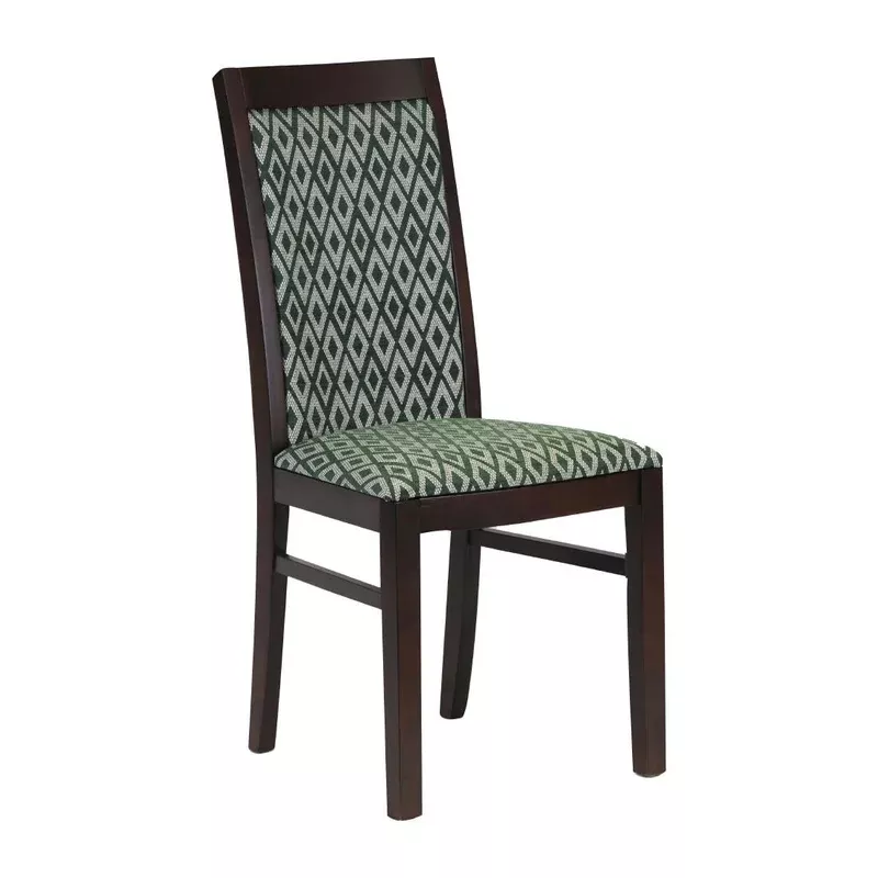 brooklyn-padded-back-dark-walnut-dining-chair-with-green-diamond-padded-seat-bac Brooklyn Padded Back Dark Walnut Dining Chair with Green Diamond Padded Seat and Back (Pack of 2) – FT415