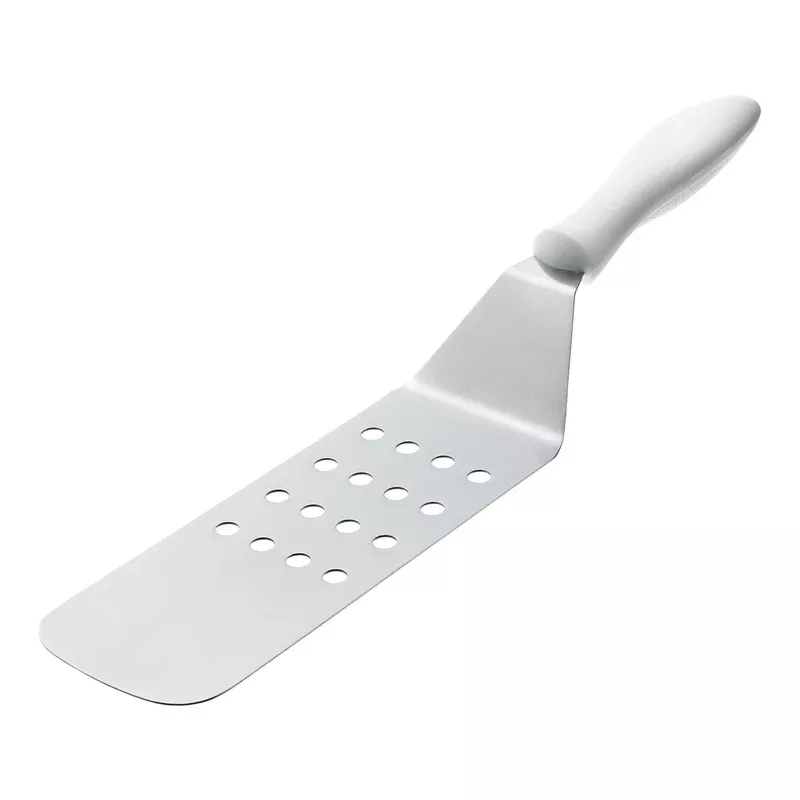browne-perforated-turner-3-x-8-blade-white-handle Browne Perforated Turner 3″ x 8″ Blade White Handle