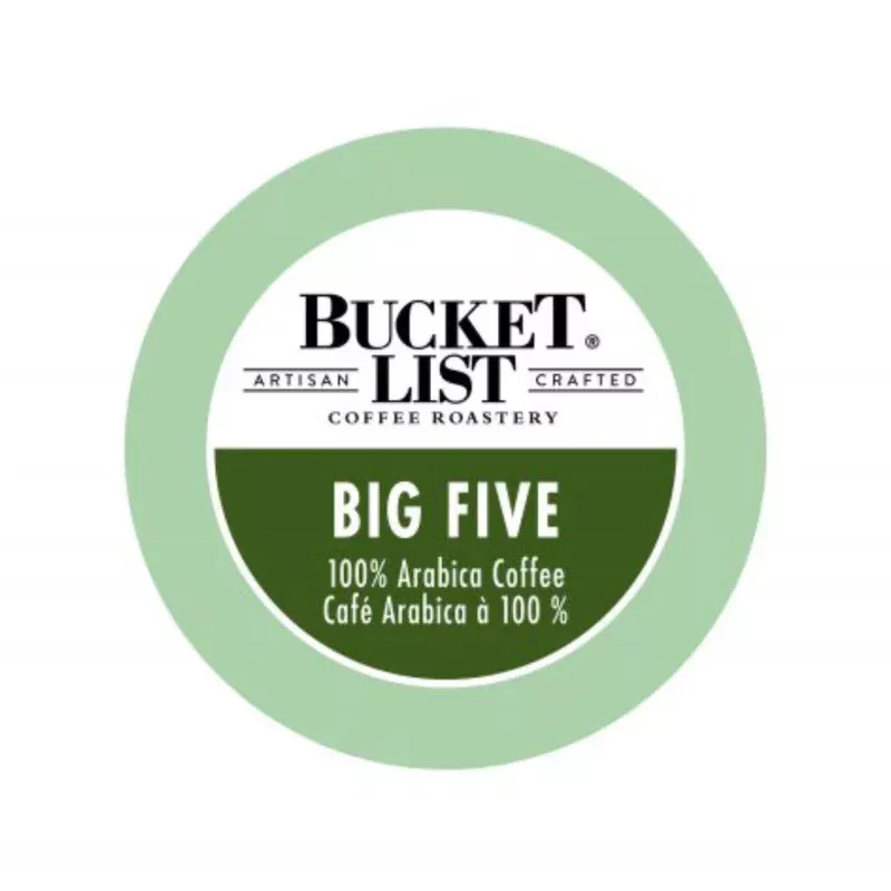bucket-list-coffee-big-five-single-serve-coffee-pods Bucket List Coffee Big Five Single-Serve Coffee Pods