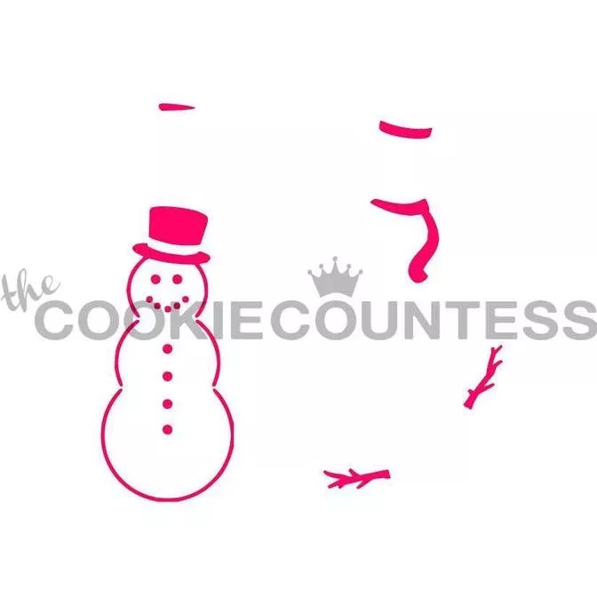 build-snowman-stencil Build A Snowman Stencil