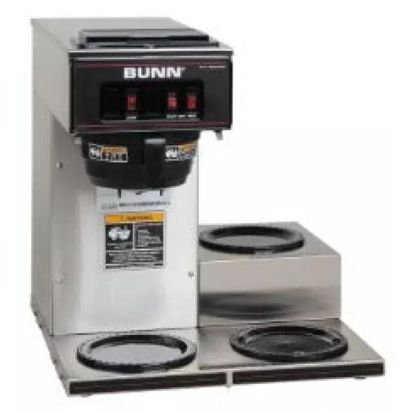 bunn-vp17-3-stainless-3-lower-warmers Bunn VP17-3, Stainless (3 Lower Warmers)