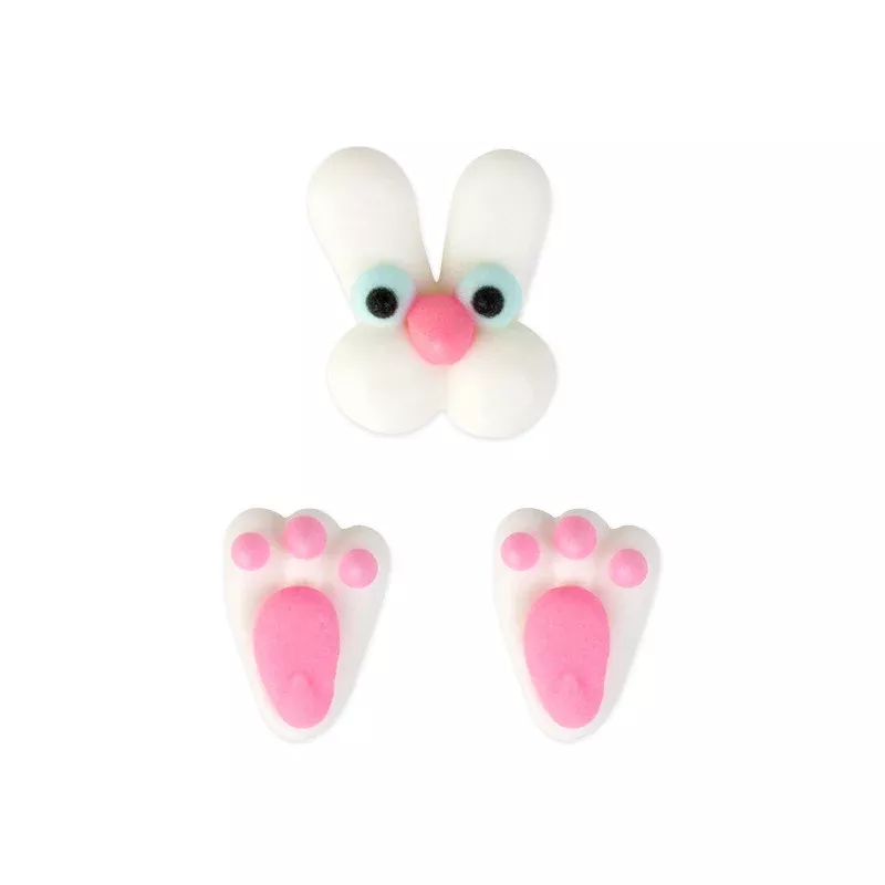 bunny-face-feet-royal-icing-decorations-bulk Bunny Face & Feet Royal Icing Decorations (Bulk)