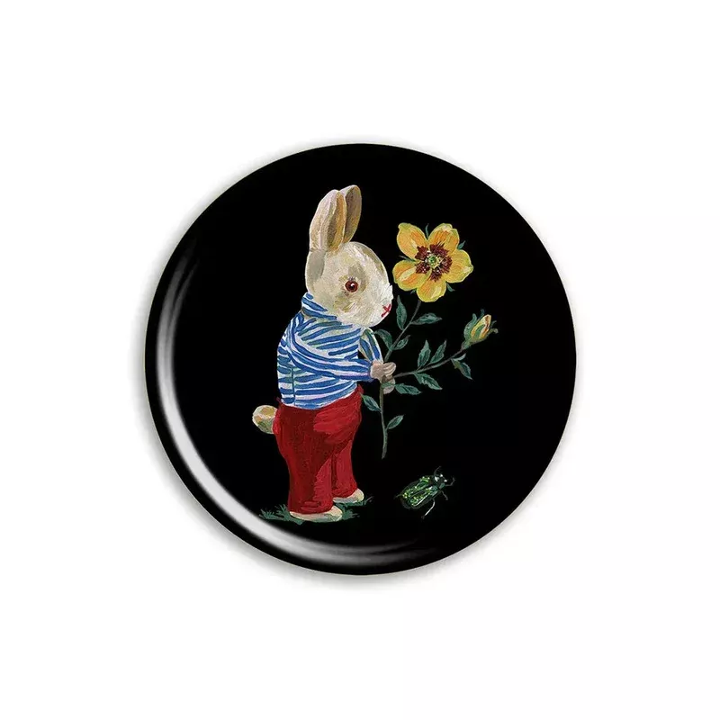 bunny-round-birchwood-tray Bunny Round Birchwood Tray