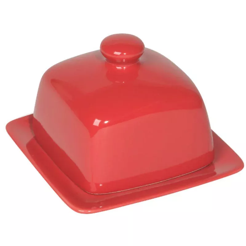 butter-dish-square-red Butter Dish Square Red