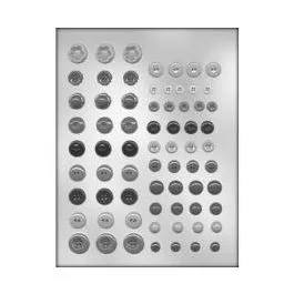 buttons-chocolate-mold Buttons Chocolate Mold