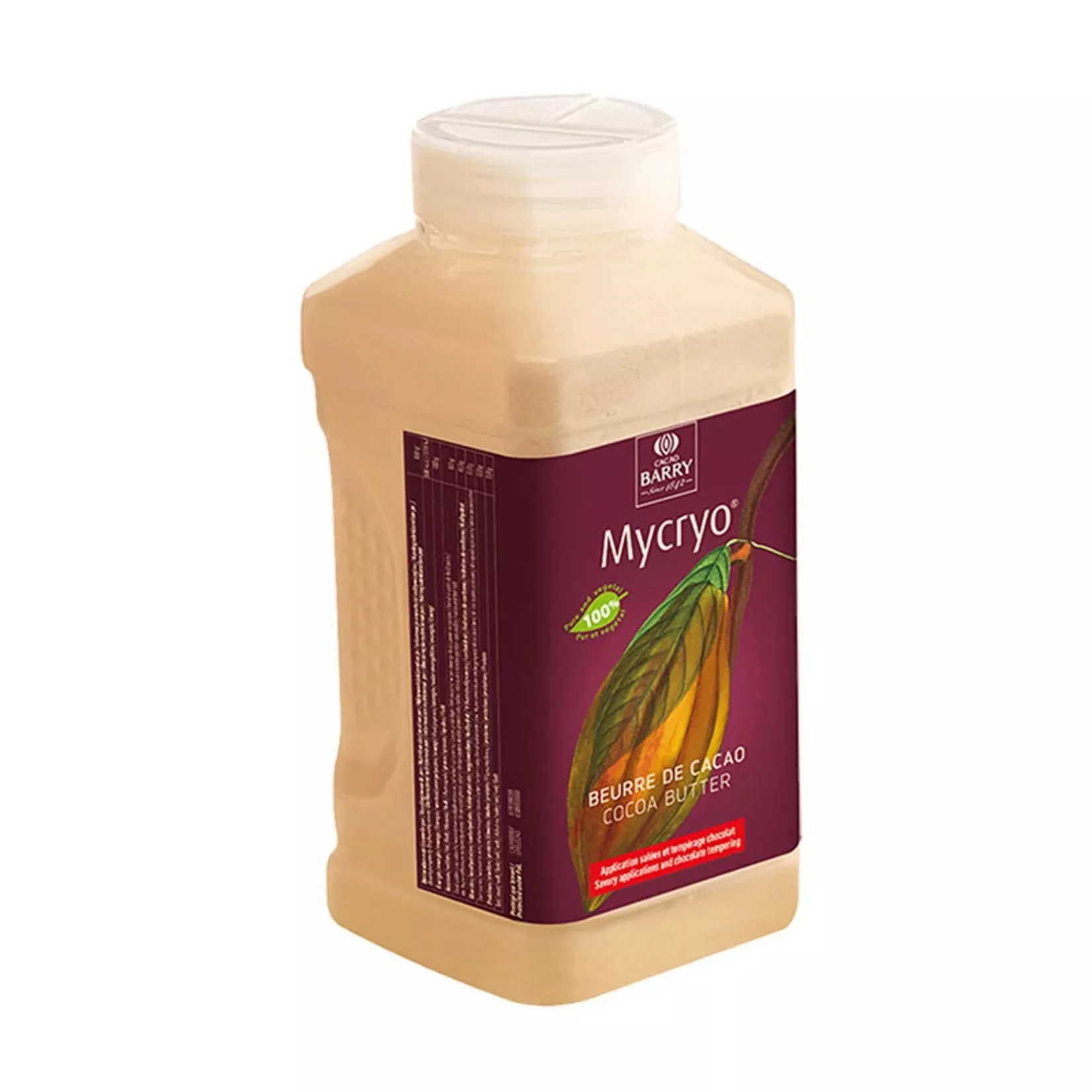 cacao-barry-mycryo-cocoa-butter-550-g Cacao Barry - Mycryo Cocoa Butter - 550 g