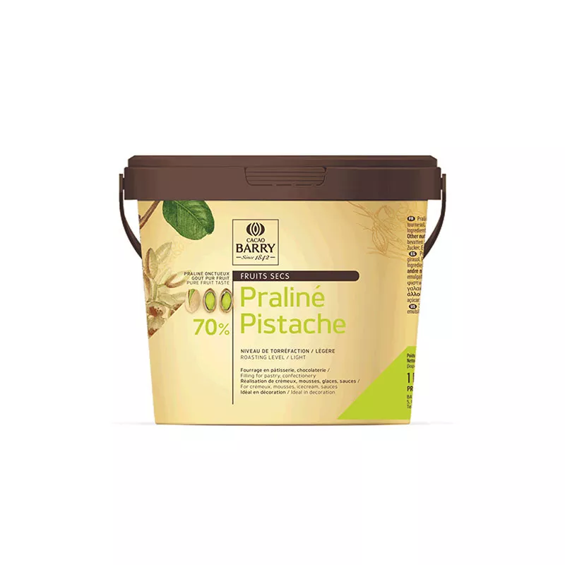 cacao-barry-pistachio-praline-paste-70-2-2-lb Cacao Barry - Pistachio Praline Paste 70% - 2.2 lb