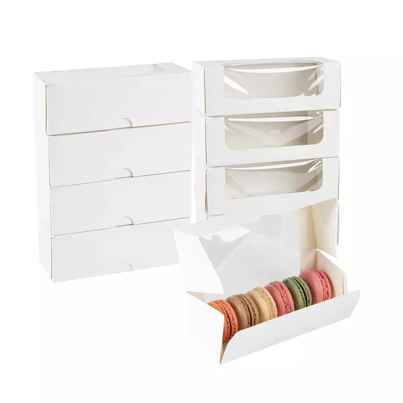 Cafe Vision 13 oz Rectangle White Paper Small Take Out Container – 6″ x 2 1/2″ x 2″ – 200 count box