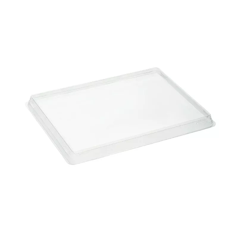 cafe-vision-rectangle-clear-plastic-lid-fits-medium-click-lock-container-200-cou Cafe Vision Rectangle Clear Plastic Lid – Fits Medium Click Lock Container – 200 count box