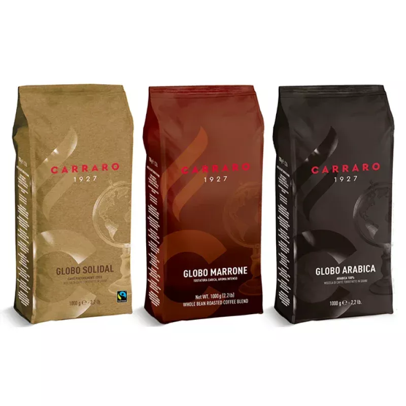 caffe-carraro-globo-whole-bean-espresso-sampler Caffe Carraro Globo Whole Bean Espresso Sampler