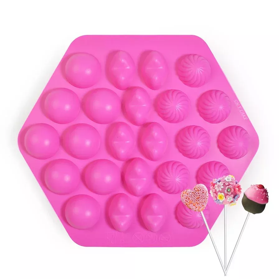cake-pop-silicone-mold-24-cavity Cake Pop Silicone Mold - 24 Cavity