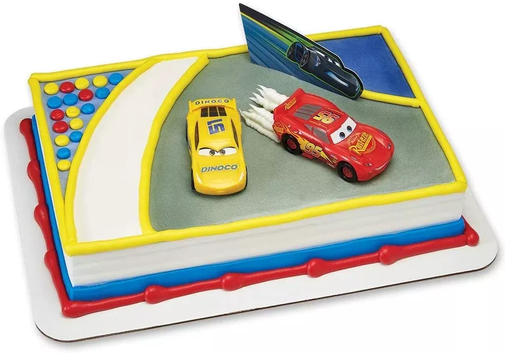 cake-topper-cars-3-ahead-curve Cake Topper - Cars 3 Ahead Of The Curve