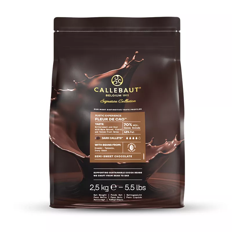 callebaut-fleur-de-cao-origin-dark-chocolate-70-5-5-lb Callebaut - Fleur de Cao Origin Dark Chocolate 70% - 5.5 lb
