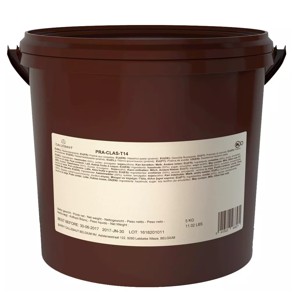 Callebaut - Hazelnut Praline Paste - 50% Hazelnuts - 11 lb