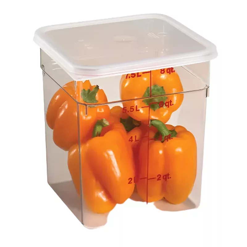 cambro-8-qt-square-w-lid CAMBRO 8 QT SQUARE W/LID