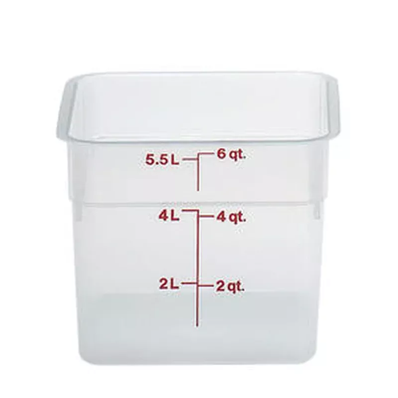 camsquare-container-translucent-6-qt-1-ea CamSquare Container Translucent 6 qt 1/ea.