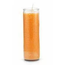 Candle Prayer 7-Day Plain Orange - Case of 12