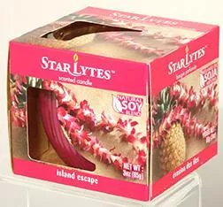 Candle Starlytes 3oz Island Escape - Case of 12