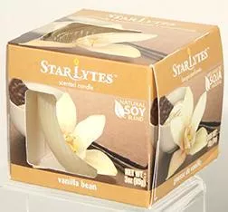 Candle Starlytes 3oz Vanilla Cashmere 12/Cs Star