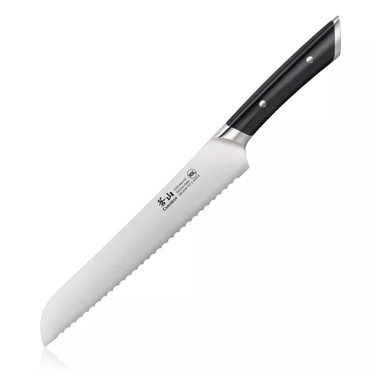 cangshan-helena8-bread-knife-black Cangshan Helena8" Bread Knife, Black