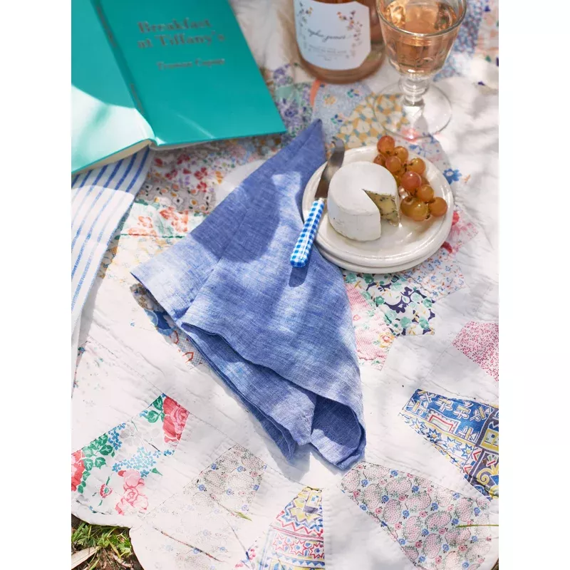 Cape Cod Blue Linen Collection