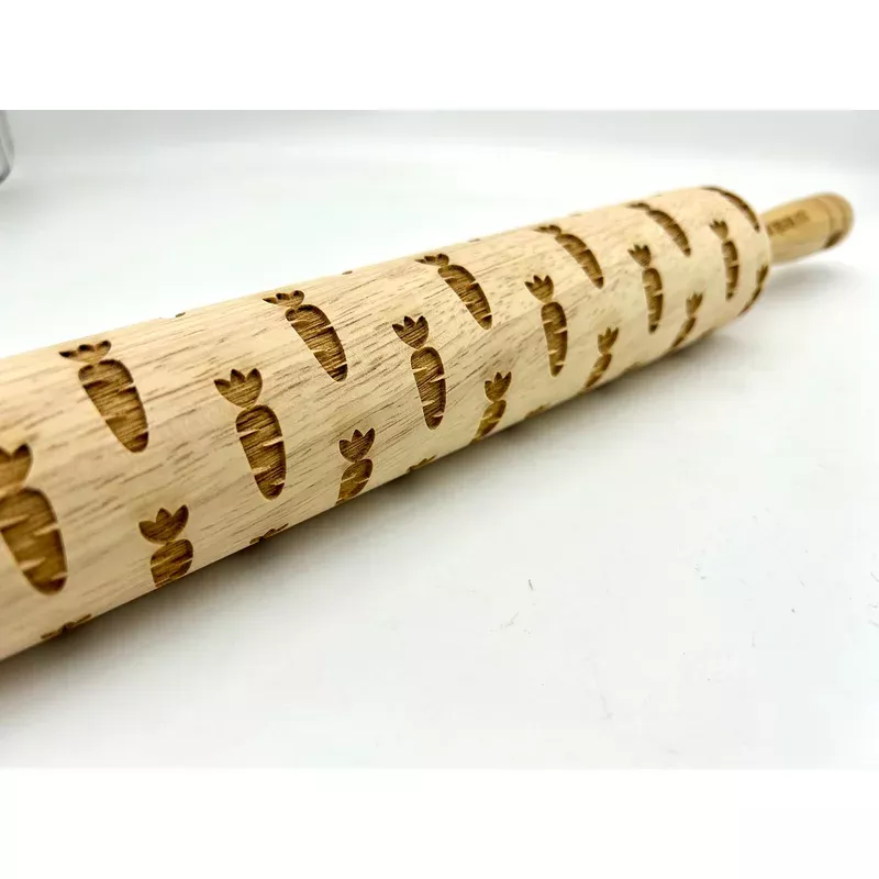 Carrots Embossed Rolling Pin