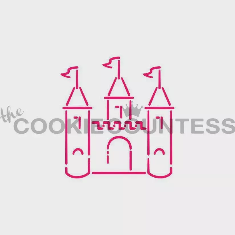 castle-paint-your-own-stencil Castle Paint Your Own Stencil