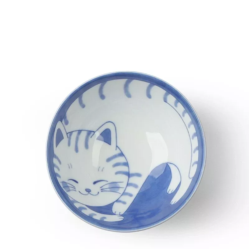 cat-blue-tabby-bowl-rice-4-5-8 CAT BLUE TABBY BOWL RICE 4-5/8"