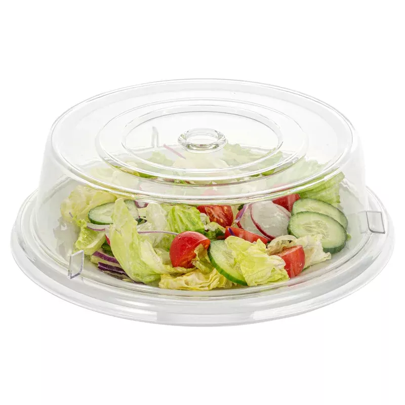 cater-tek-clear-polycarbonate-plate-cover-9-1-2-1-count-box Cater Tek Clear Polycarbonate Plate Cover – 9 1/2″ – 1 count box