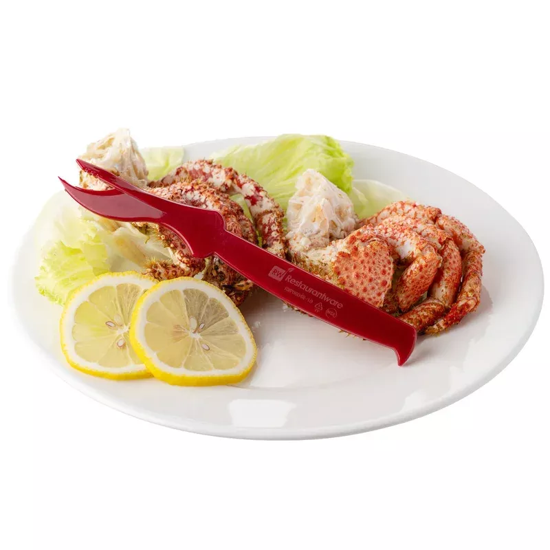Cater Tek Red Plastic Seafood Sheller – 7 1/2″ – 10 count box