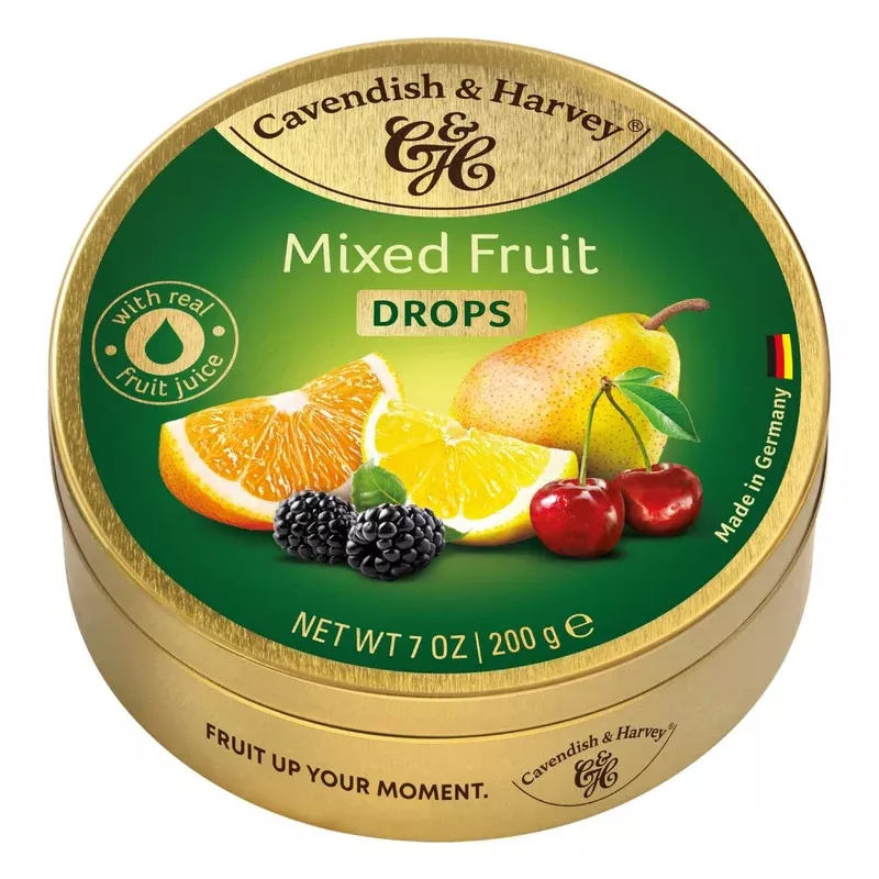 cavendish-harvey-mixed-fruit-drops-200g Cavendish and Harvey Mixed Fruit Drops – 200g