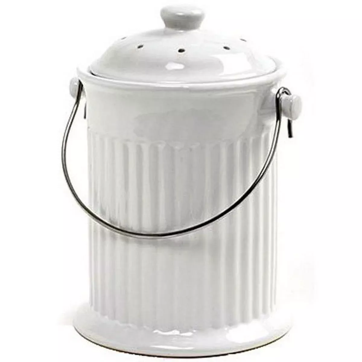 ceramic-compost-crock-white Ceramic Compost Crock WHITE