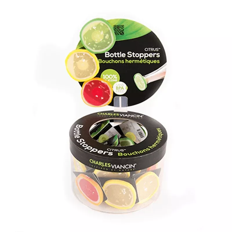 charles-viancin-wine-stoppers-citrus Charles Viancin Wine Stoppers: Citrus