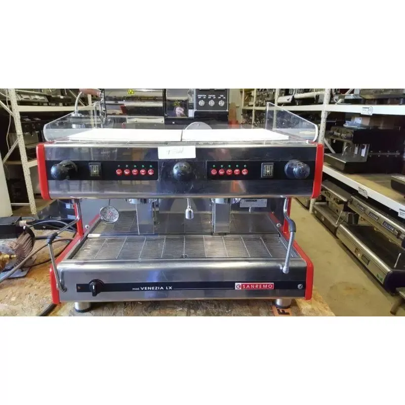 cheap-used-2-group-sanremo-commercial-coffee-machine Cheap Used 2 Group Sanremo Commercial Coffee Machine
