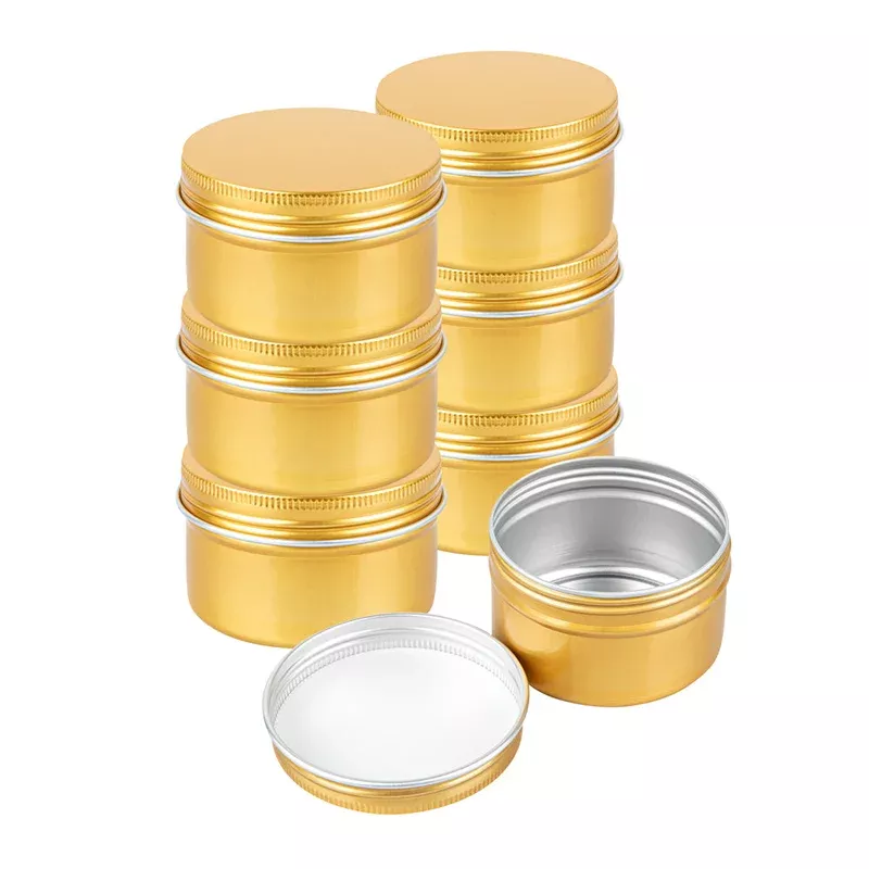 chef-101-4-oz-round-gold-tin-container-with-screw-lid-10-count-box Chef 101 4 oz Round Gold Tin Container – with Screw Lid – 10 count box