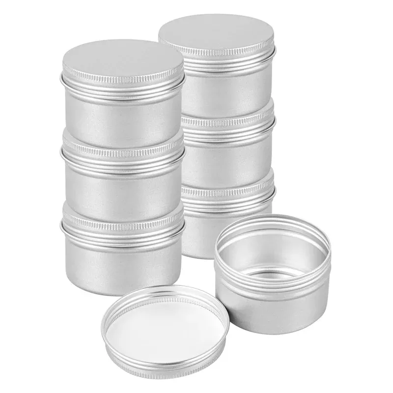 chef-101-4-oz-round-silver-tin-container-with-screw-lid-100-count-box Chef 101 4 oz Round Silver Tin Container – with Screw Lid – 100 count box