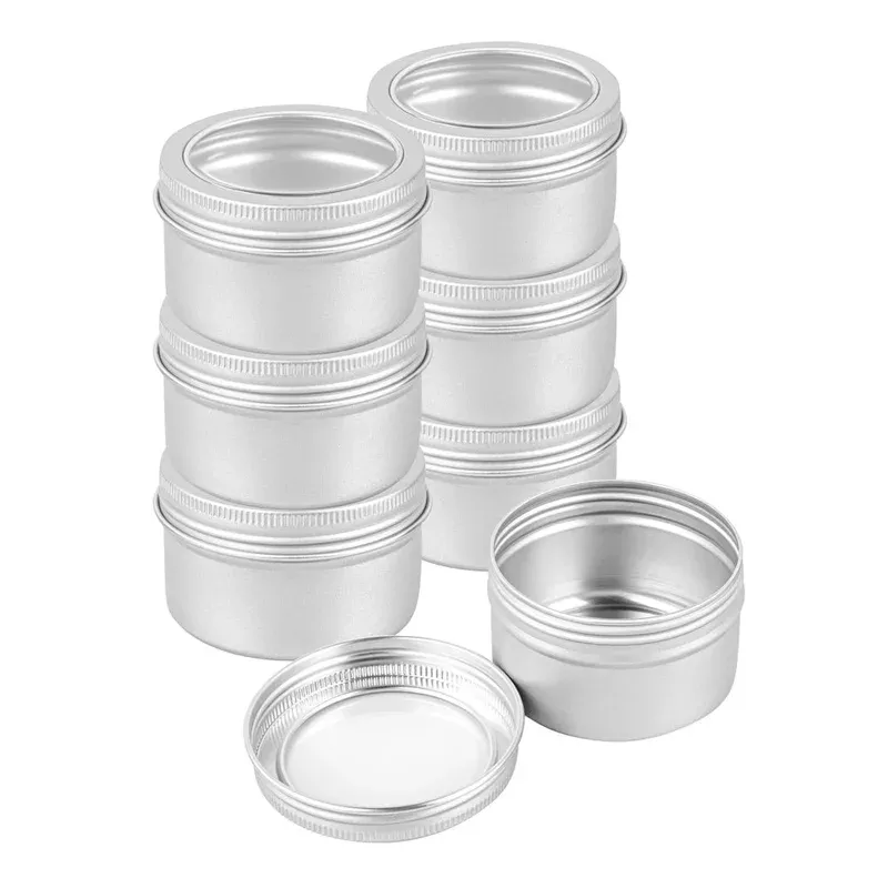 chef-101-4-oz-round-silver-tin-container-with-window-lid-10-count-box Chef 101 4 oz Round Silver Tin Container – with Window Lid – 10 count box