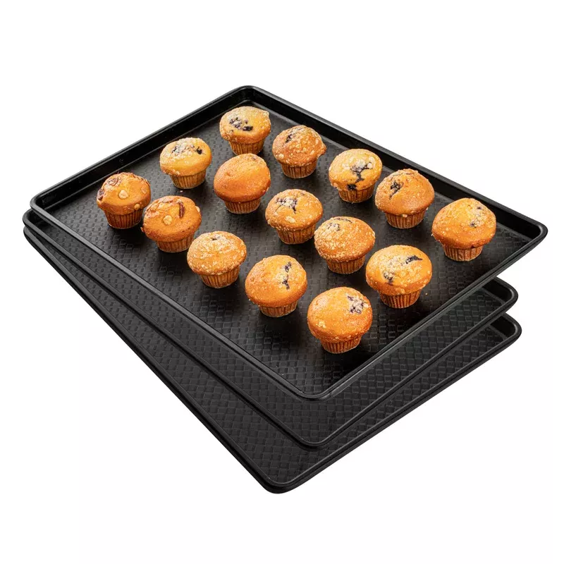 chef-101-rectangle-black-plastic-display-tray-26-x-18-10-count-box Chef 101 Rectangle Black Plastic Display Tray – 26″ x 18″ – 10 count box