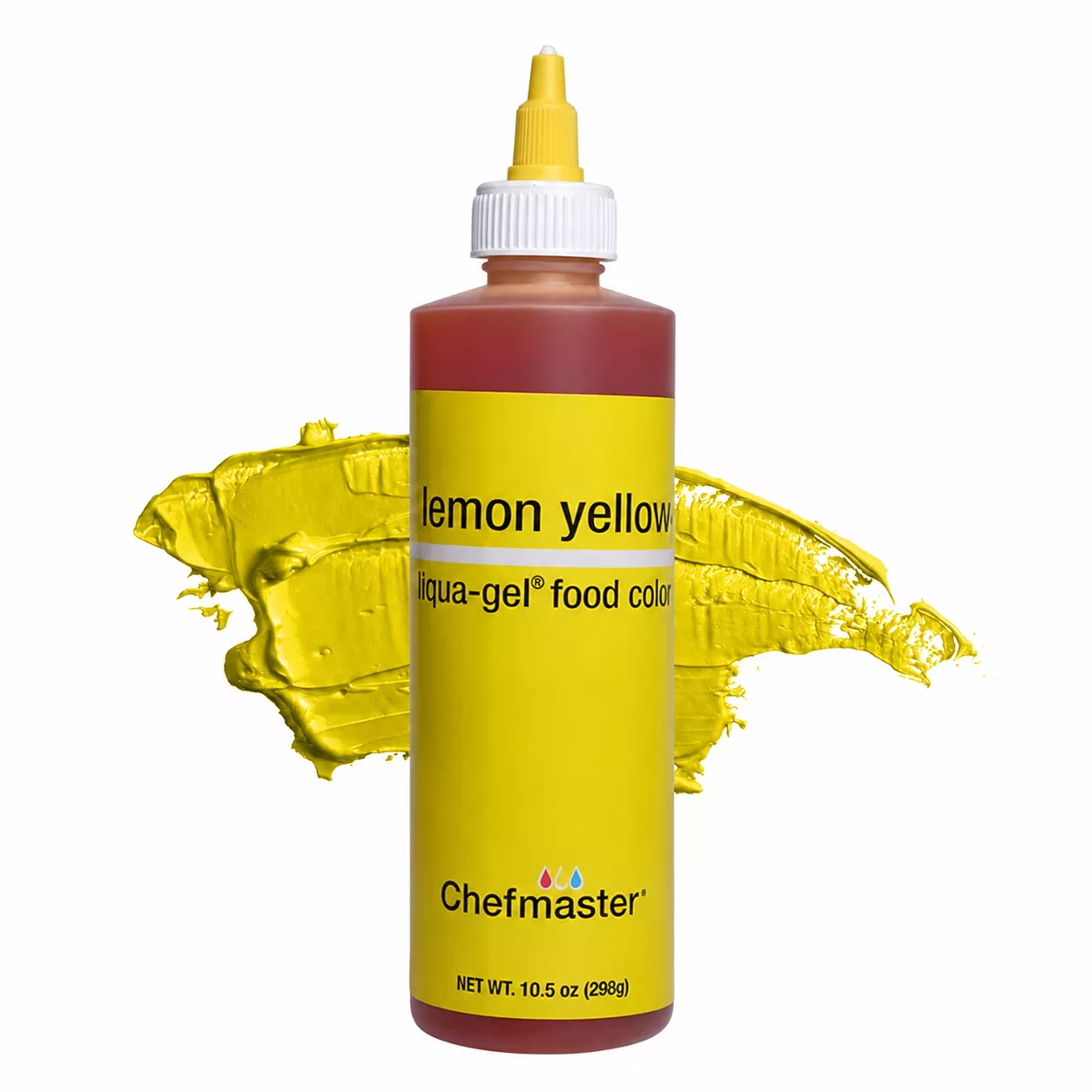 chefmaster-lemon-yellow-gel-food-color-10-5-oz Chefmaster - Lemon Yellow Gel Food Color - 10.5 oz