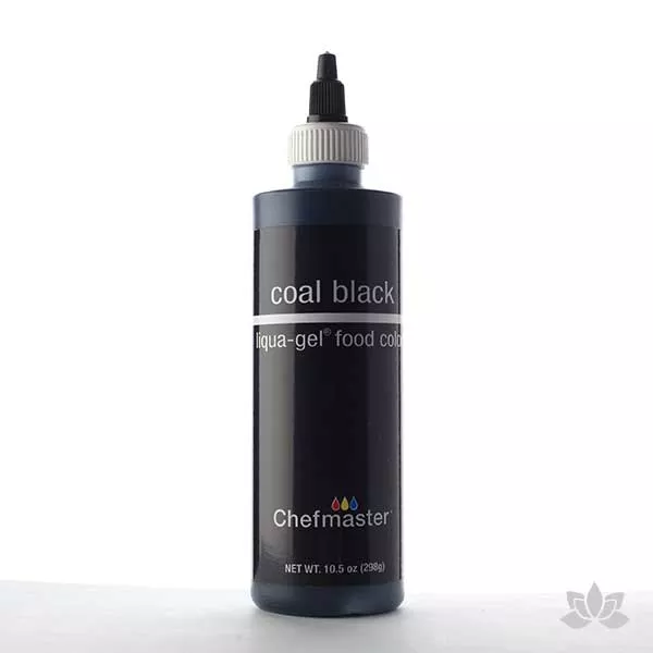 chefmaster-liqua-gel-color-10-5-oz-coal-black ChefMaster Liqua-Gel Color 10.5 oz - Coal Black