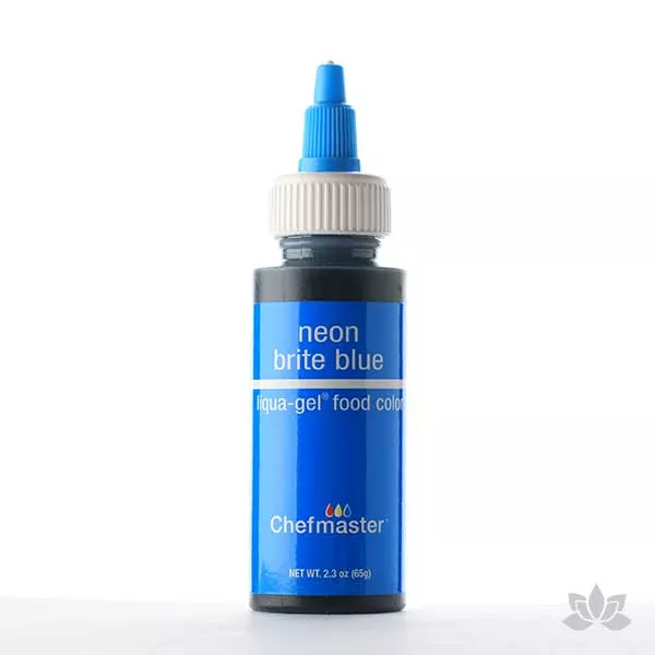 ChefMaster Liqua-Gel Color 2.3 oz - Neon Bright Blue