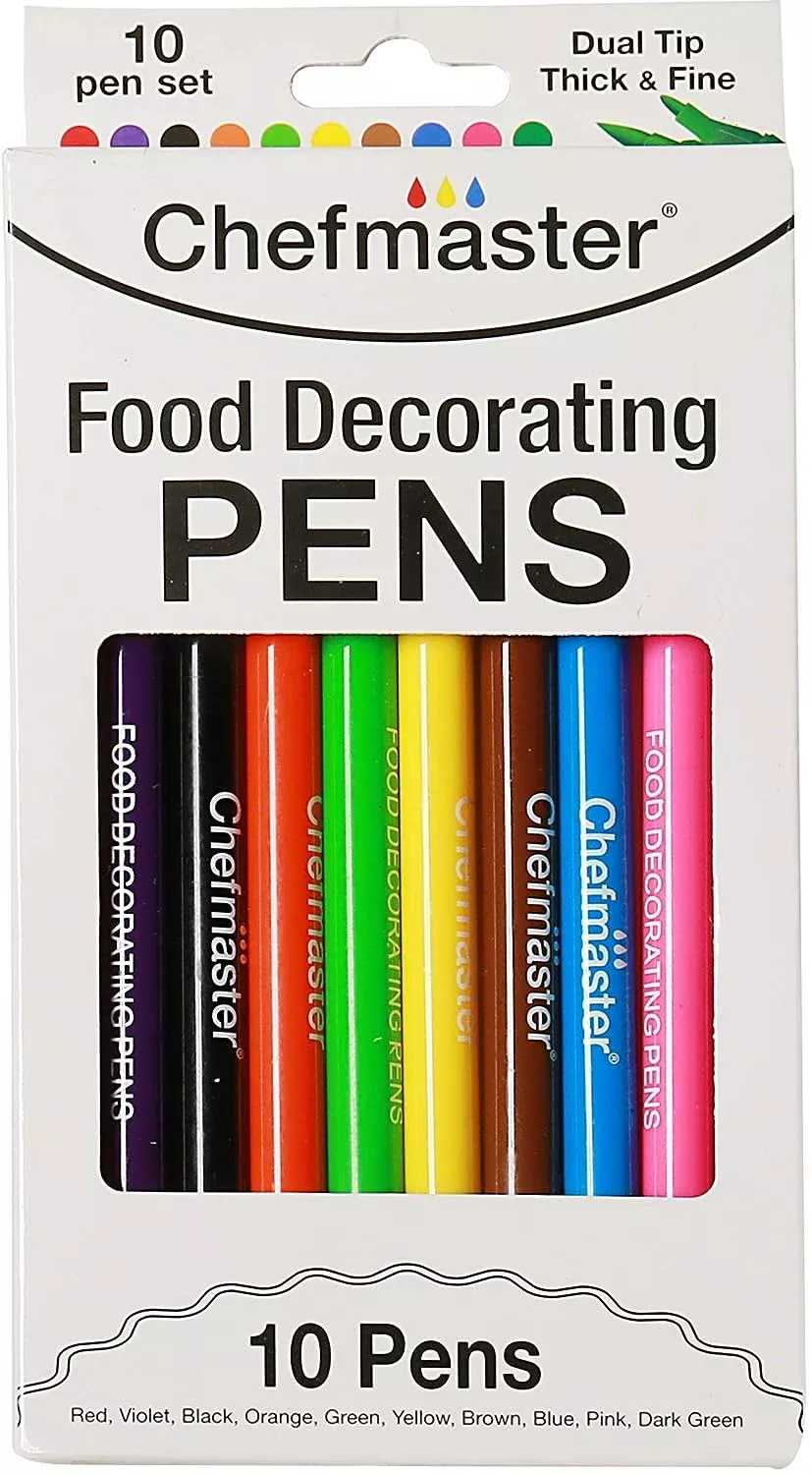 chefmaster-rainbow-food-decorating-pens-10-pens Chefmaster Rainbow Food Decorating Pens - 10 Pens