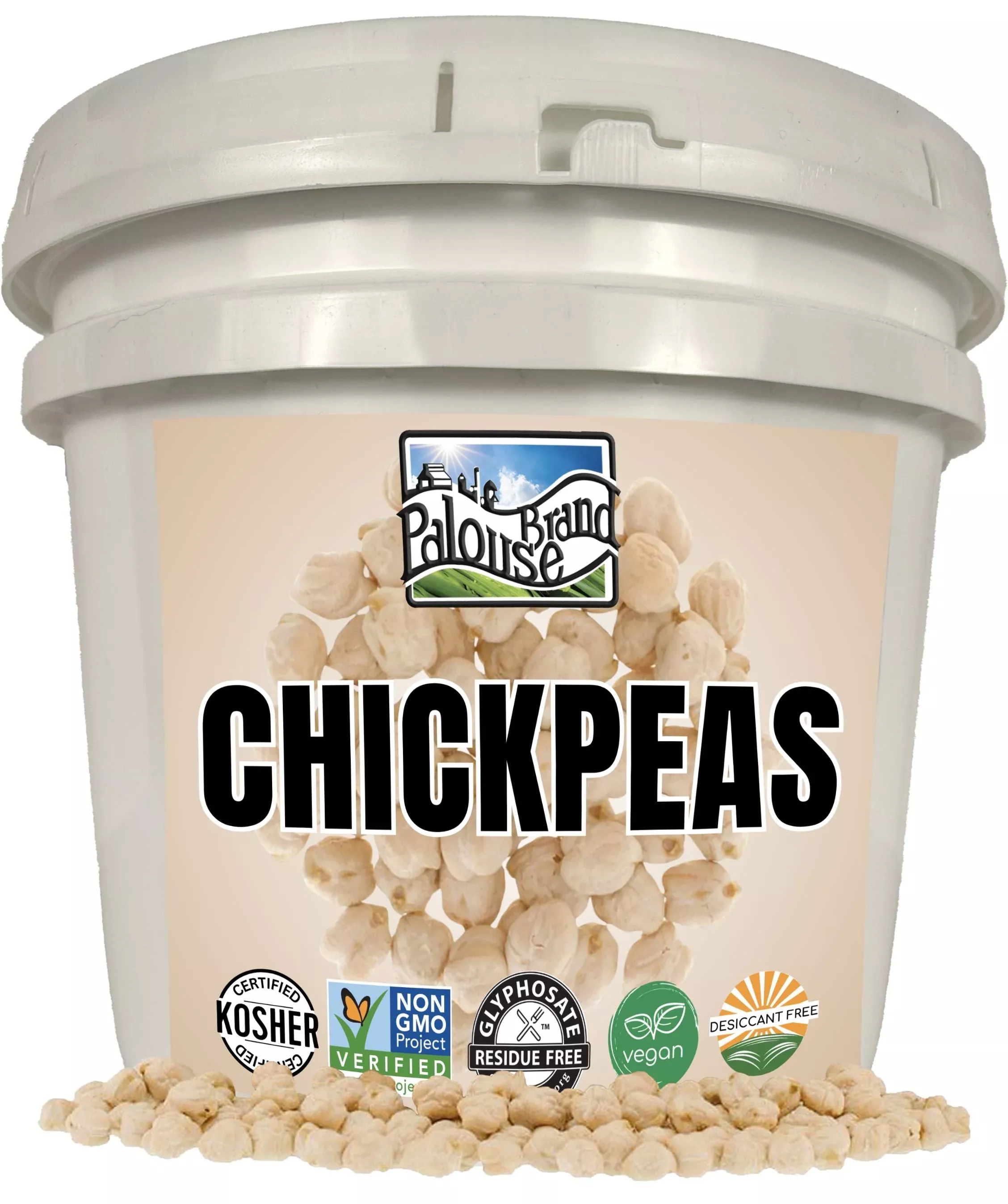 Chickpeas - 25 lb Bucket