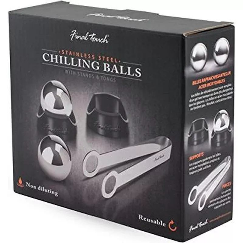 chilling-balls-with-stands-tongs Chilling Balls with Stands and Tongs