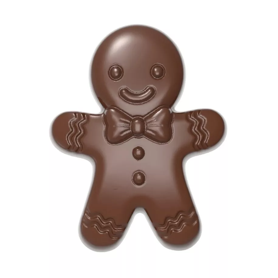 chocolate-world-gingerbread-polycarbonate-chocolate-mold-6-cavity Chocolate World - Gingerbread Polycarbonate Chocolate Mold (6 cavity)