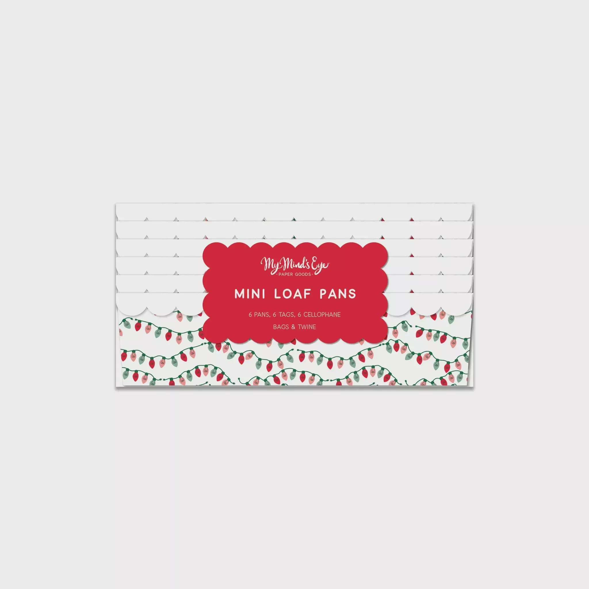 christmas-bulbs-disposable-mini-loaf-pan Christmas Bulbs Disposable Mini Loaf Pan